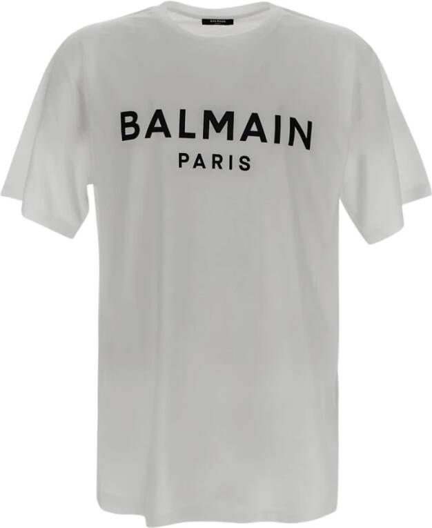 Balmain T-Shirts Wit Heren