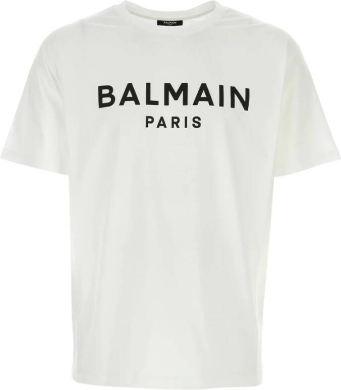 Balmain T-Shirts Wit Heren
