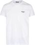 Balmain Witte Logo T-shirt voor Heren voor een Stijlvolle Look White Heren - Thumbnail 1