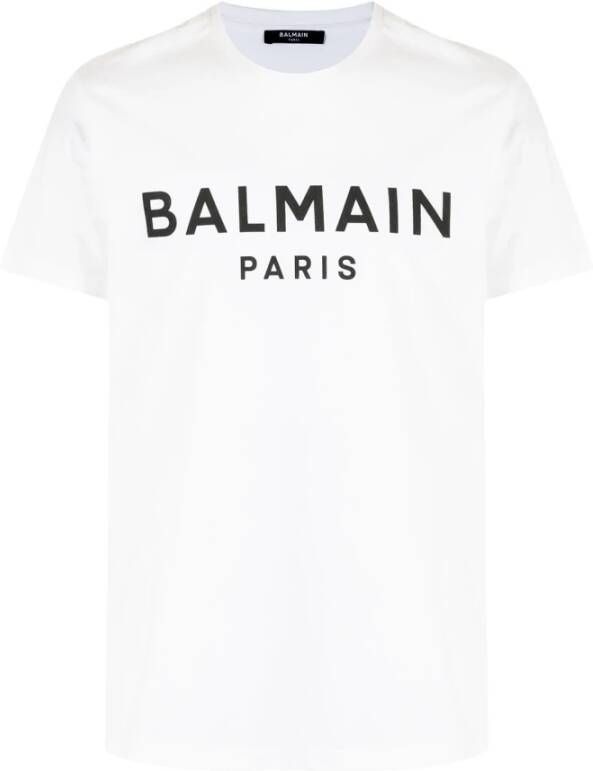 Balmain T-Shirts Wit Heren