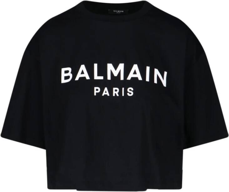 Balmain T-Shirts Zwart Dames