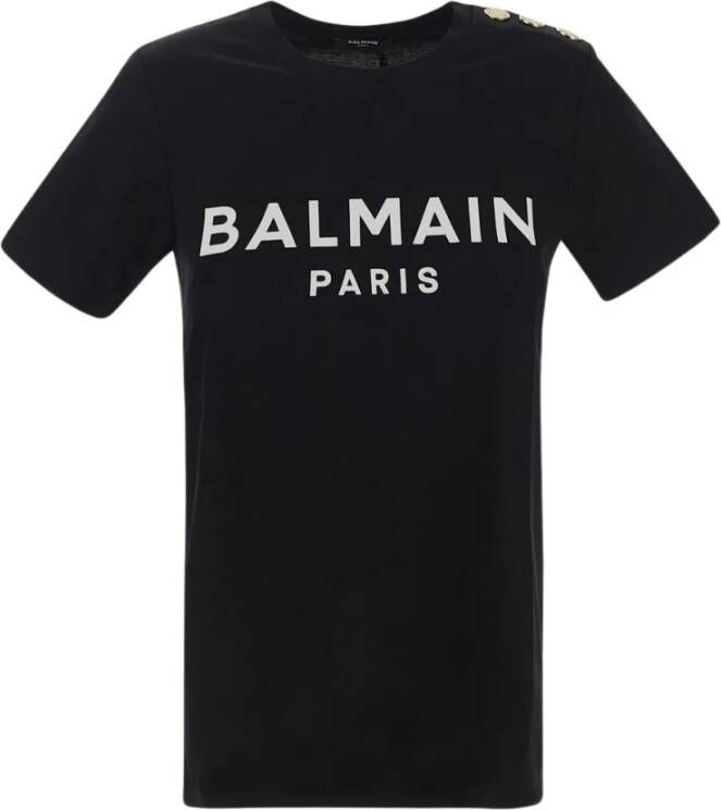 Balmain T-Shirts Zwart Dames