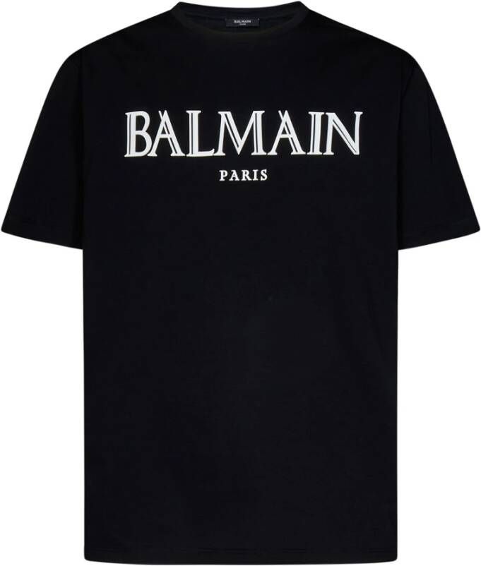 Balmain T-Shirts Zwart Heren