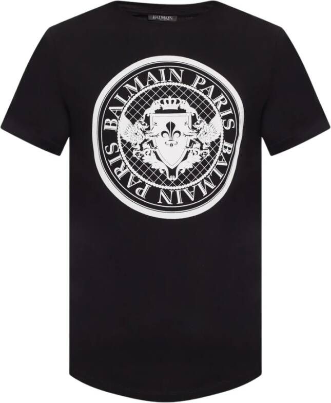 Balmain T-Shirts Zwart Heren