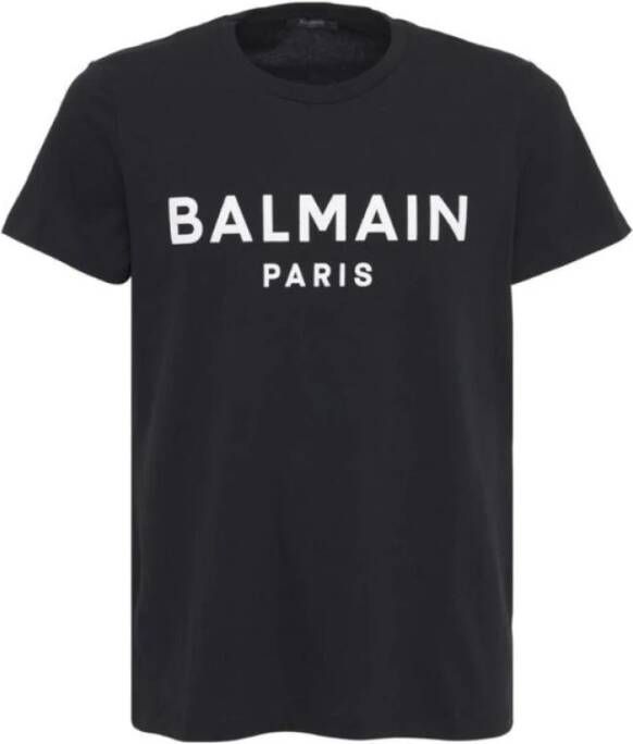 Balmain T-Shirts Zwart Heren