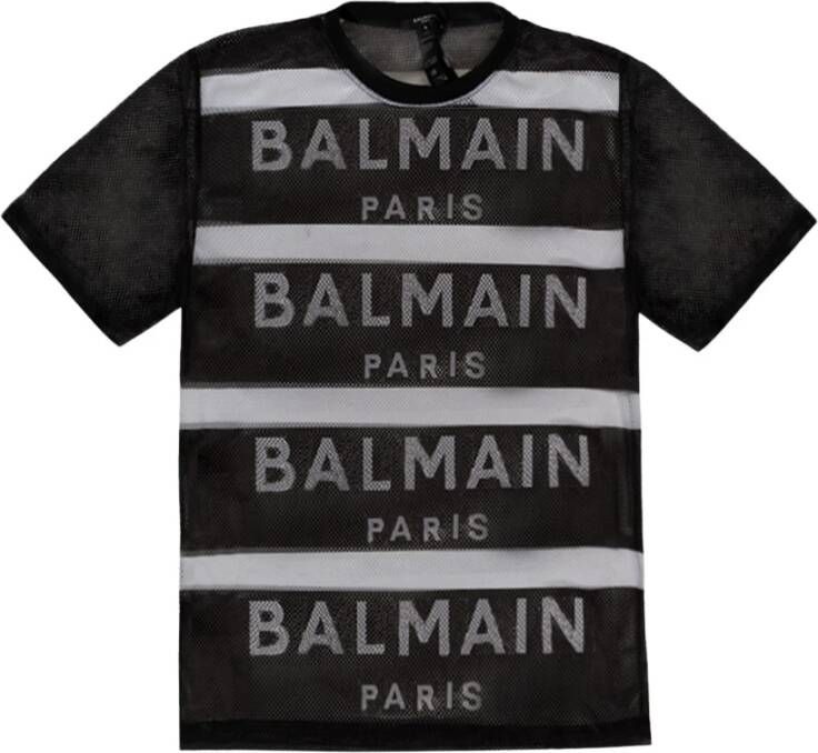 Balmain T-shirts Zwart Heren