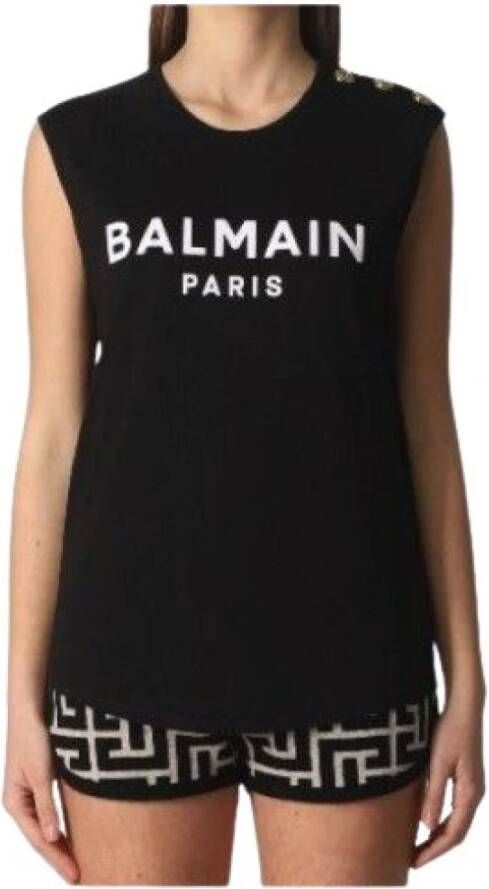 Balmain Tops Zwart Dames