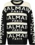 Balmain Sweater embroidered with Paris logo Zwart Heren - Thumbnail 4