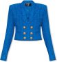 Balmain Tweed blazer Blauw Dames - Thumbnail 1