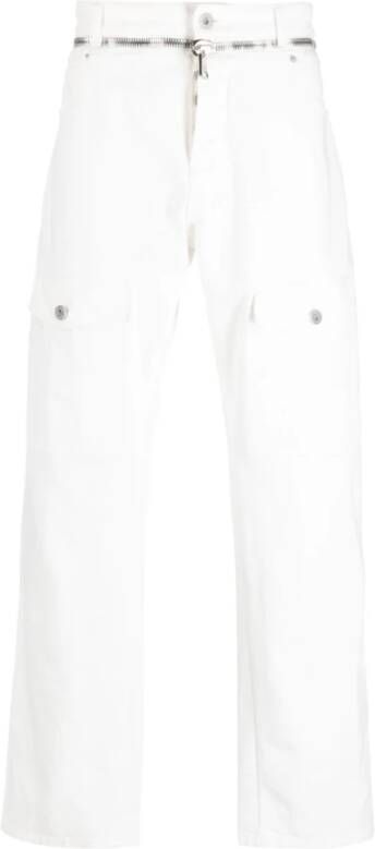 Balmain Upgrade je denimspel met deze Straight Jeans White Heren