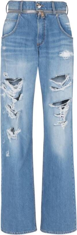 Balmain Jeans met vintage effect Blauw Heren