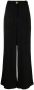 Balmain High waist palazzo broek Zwart - Thumbnail 1