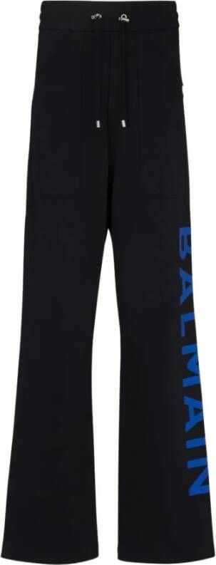 Balmain Wijde broek Zwart Heren