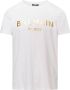 Balmain T-shirt met logoprint Wit - Thumbnail 7