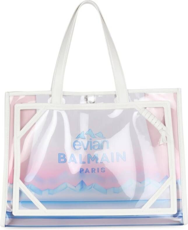 Balmain x Evian B-Army 42 tote bag in recycled PVC Meerkleurig Dames
