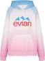 Balmain x Evian Verloop hoodie Gradient Hoodie Duurzame Collectie Multicolor Dames - Thumbnail 1