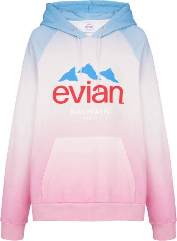 Balmain x Evian Gradient hoodie Meerkleurig Heren
