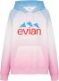 Balmain x Evian hoodie met kleurverloop Roze - Thumbnail 1