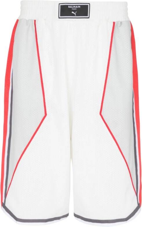 Balmain x Puma Basketball shorts White Heren