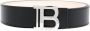 Balmain Zwarte Leren Herenriem met Zilveren B Logo Gesp Zwart Heren - Thumbnail 7