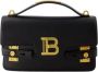 Balmain Stijlvolle Canvas en Kalfsleren Crossbody Handtas Zwart Dames - Thumbnail 1