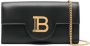 Balmain Zwarte lamsskin schoudertas met goudkleurige hardware Black Dames - Thumbnail 1