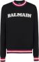 Balmain Trui met logo-jacquard Zwart - Thumbnail 1