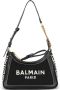 Balmain B-Army monogrammed canvas and smooth leather handbag Zwart Dames - Thumbnail 1