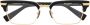 Balmain Zwarte Goudkleurige Optische Bril van Titanium en Acetaat Zwart Dames - Thumbnail 1