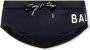 Balmain Gestreepte zwembroek voor heren Black Heren - Thumbnail 1
