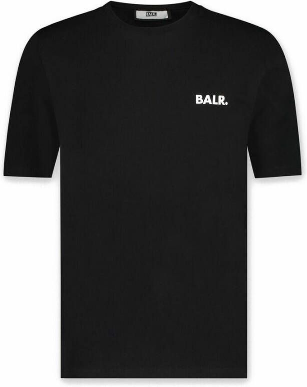 Balr. Herren T-Shirt Athletic Small Branded Chest Jet Zwart Heren