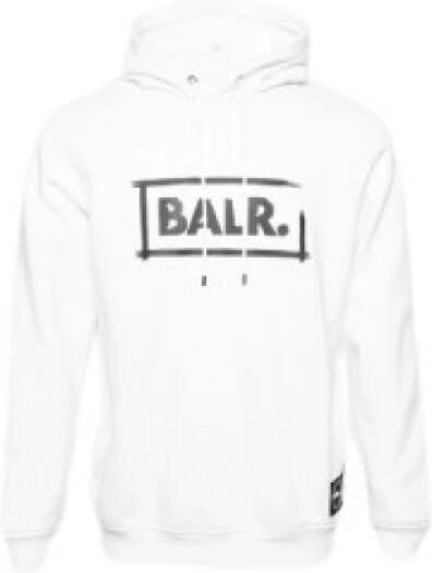 Balr. Krijtstraat hoodie Wit Heren