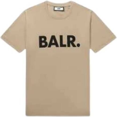 Balr. Klassieke Straight T-Shirt Beige Heren