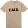 Balr. Klassieke Straight T-Shirt Beige Heren - Thumbnail 1