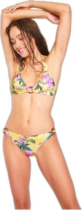 Banana moon Dames zwemkleding top Minew Limetropic Geel Dames