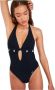 Banana moon Dames zwempak uit 1 stuk Shellina Black Zwart Dames - Thumbnail 1