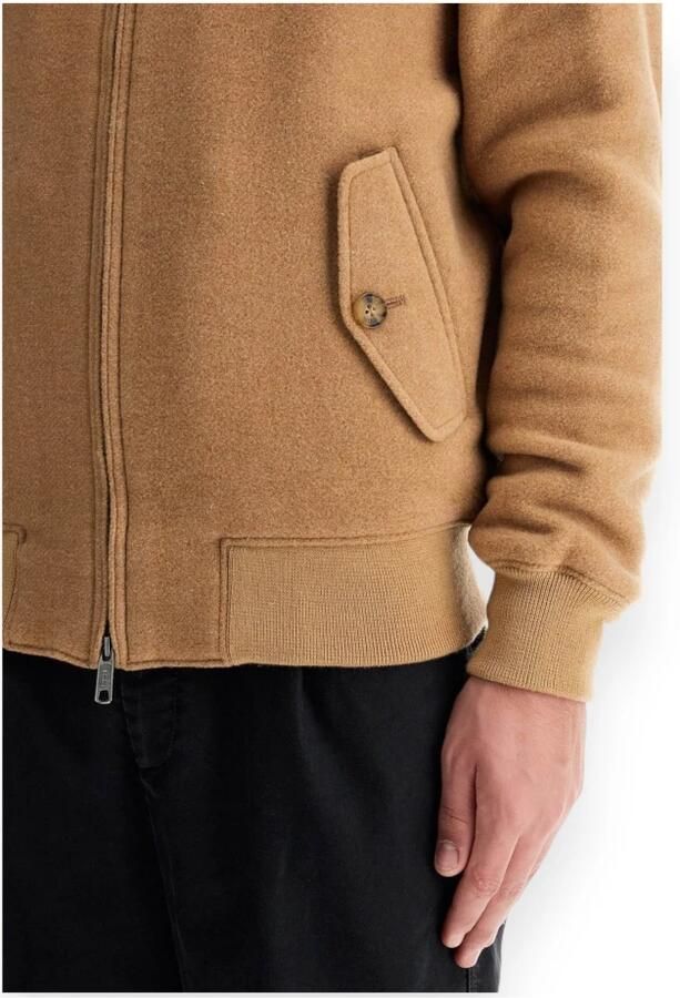 Baracuta Dubbele Wol G9 Jas Brown Heren