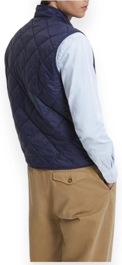 Baracuta Gewatteerd Vest Blue Heren