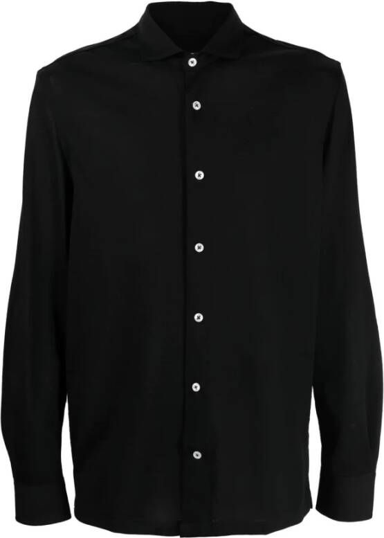 Barba Casual overhemd Zwart Heren