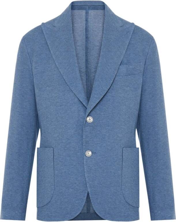 Barba Formal Blazers Blauw Heren