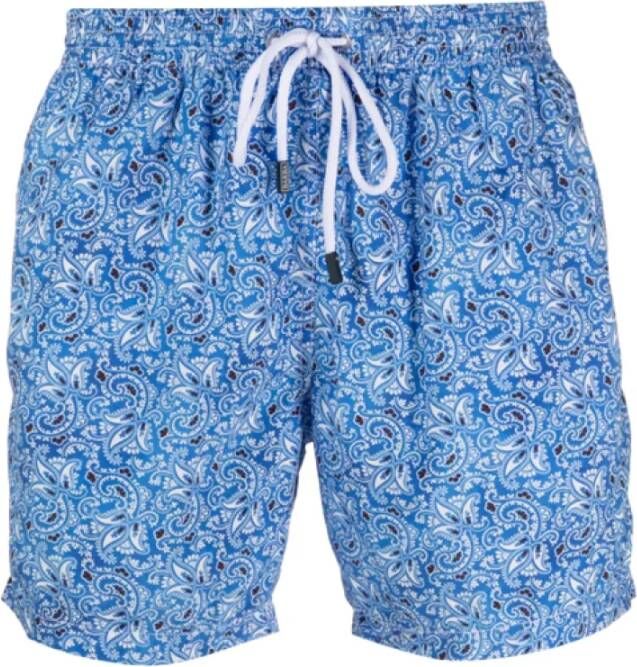 Barba Napoli Beachwear Blauw Heren