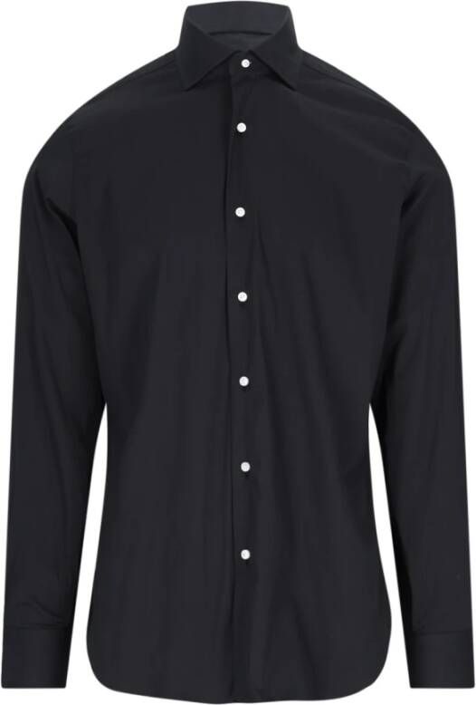 Barba Napoli Formal Shirts Black Heren