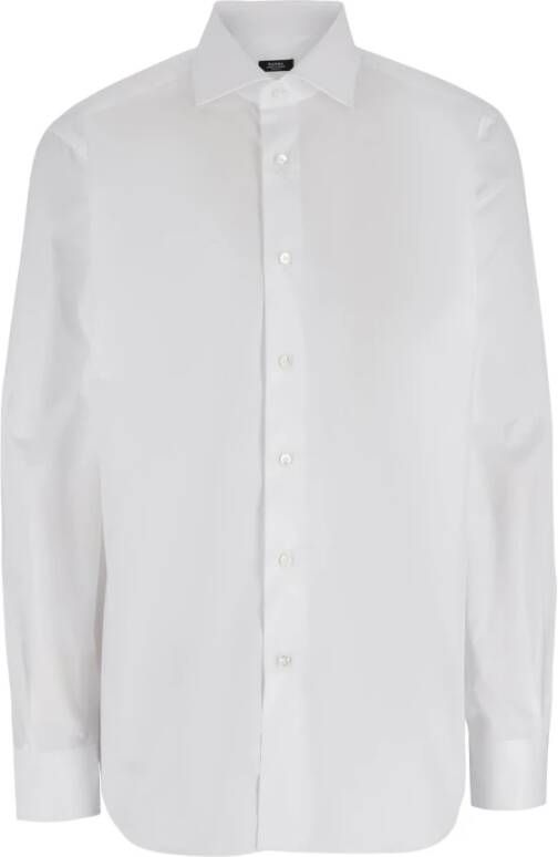 Barba Normaal Shirt Wit Heren