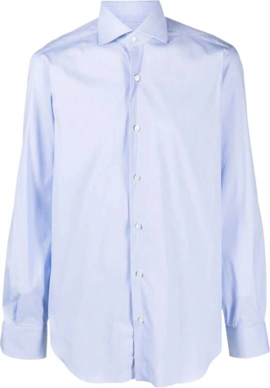 Barba Shirts Blauw Heren