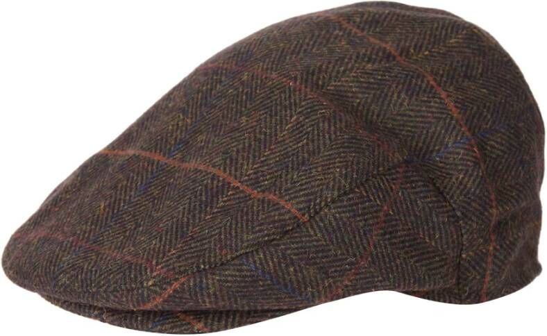 Barbour Klassieke Wilkin Flat Cap Stijlvol en Duurzaam Bruin Heren