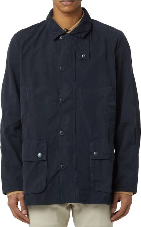 Barbour Ashby Casual Jas Blauw Heren