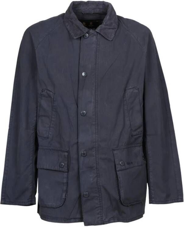 Barbour Ashby Casual Lichtgewicht Jas Blauw Heren