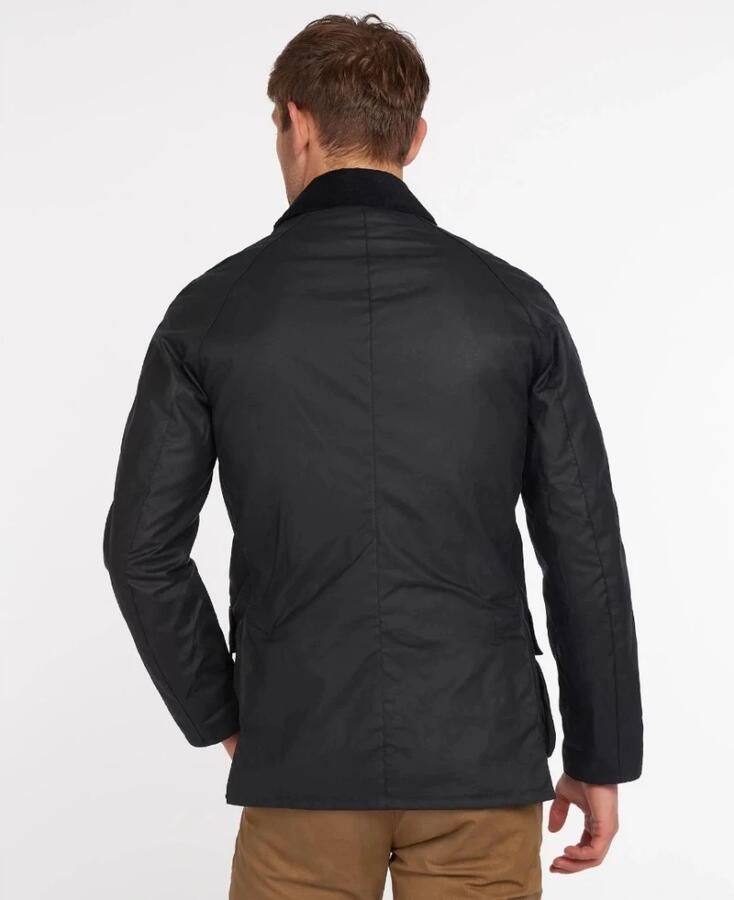 Barbour Blauwe Jassen met Logo en Voorsluiting Blue Heren - Foto 3