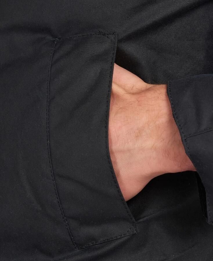 Barbour Blauwe Jassen met Logo en Voorsluiting Blue Heren - Foto 8