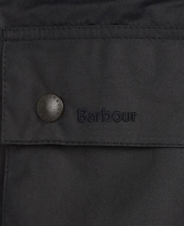 Barbour Blauwe Jassen met Logo en Voorsluiting Blue Heren - Foto 10